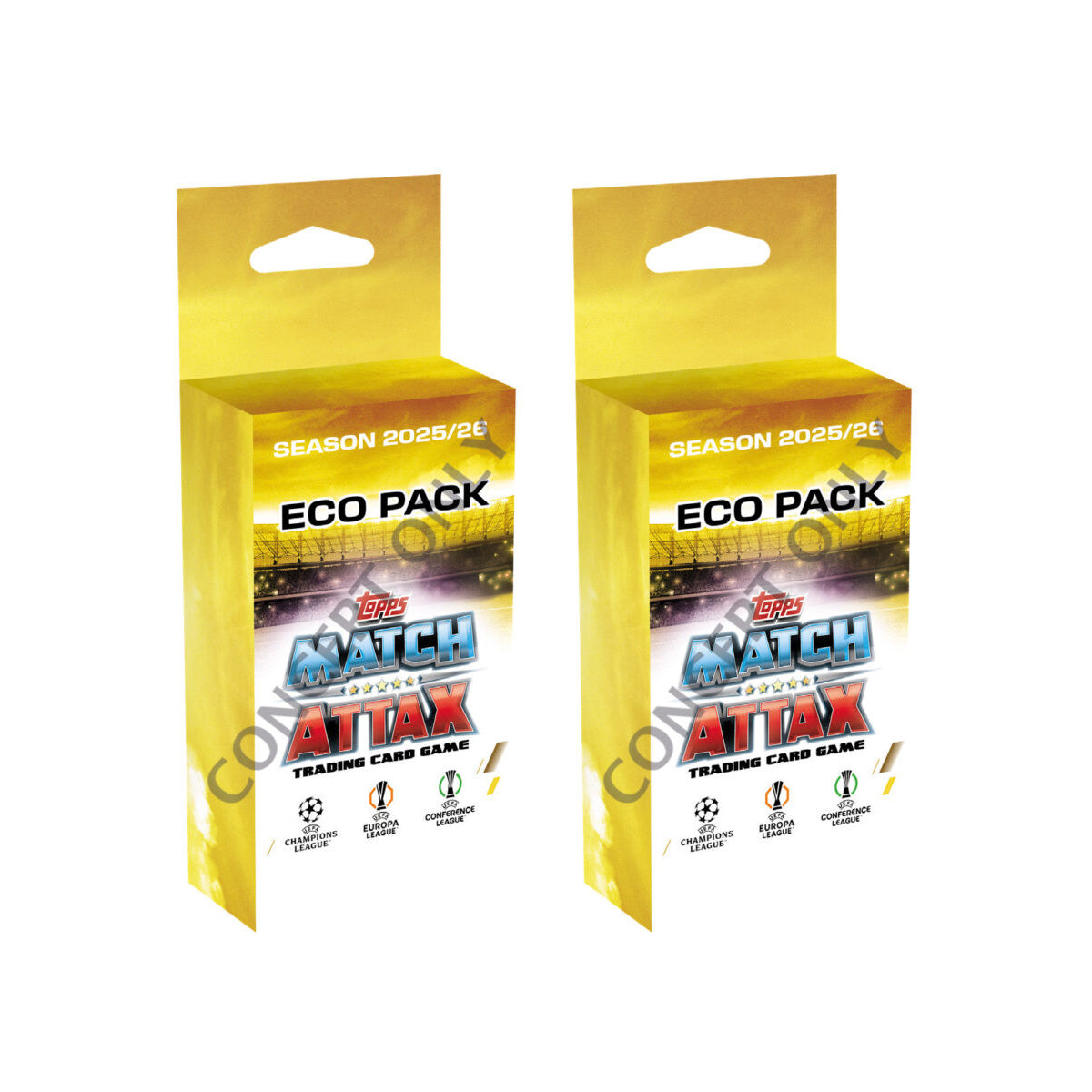 2025-26 TOPPS MATCH ATTAX UEFA CHAMPIONS LEAGUE CARDS - ECO BLASTER SET (72 CARDS + 4 LE) (IN STOCK OCT 31)