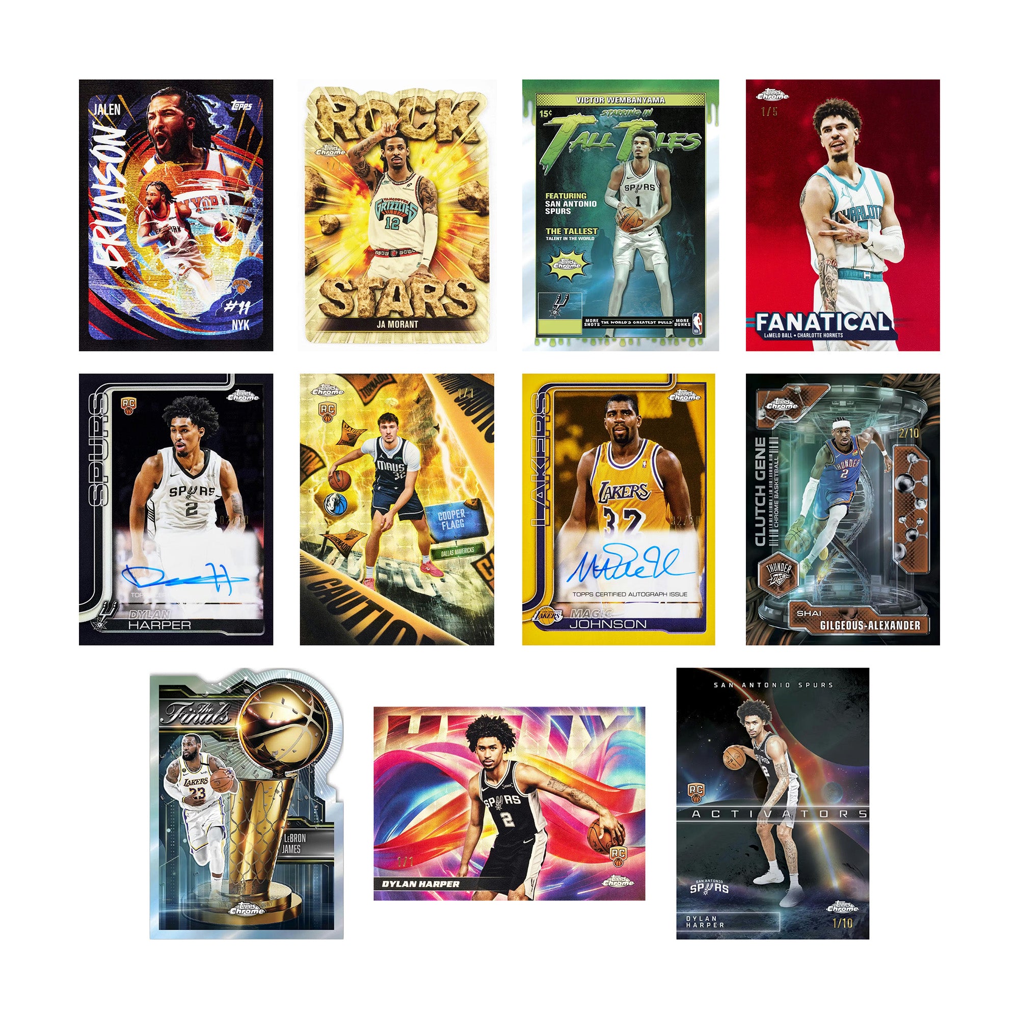 2025-26 TOPPS CHROME NBA BASKETBALL CARDS - 20-PACK HOBBY BOX (80 CARDS)