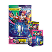 2025-26 TOPPS UEFA CHAMPIONS LEAGUE STICKERS - BOX & STARTER PACK SET (ALBUM + 343 STICKERS)