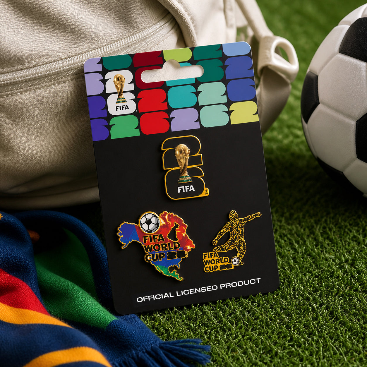 2026 FIFA WORLD CUP – COLLECTORS PIN SET (3-PIECE)