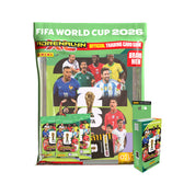 2026 PANINI ADRENALYN XL FIFA WORLD CUP CARDS - ECO BLASTER & STARTER PACK SET (ALBUM, 80 CARDS + 5 LE & GOLDEN BALLER)