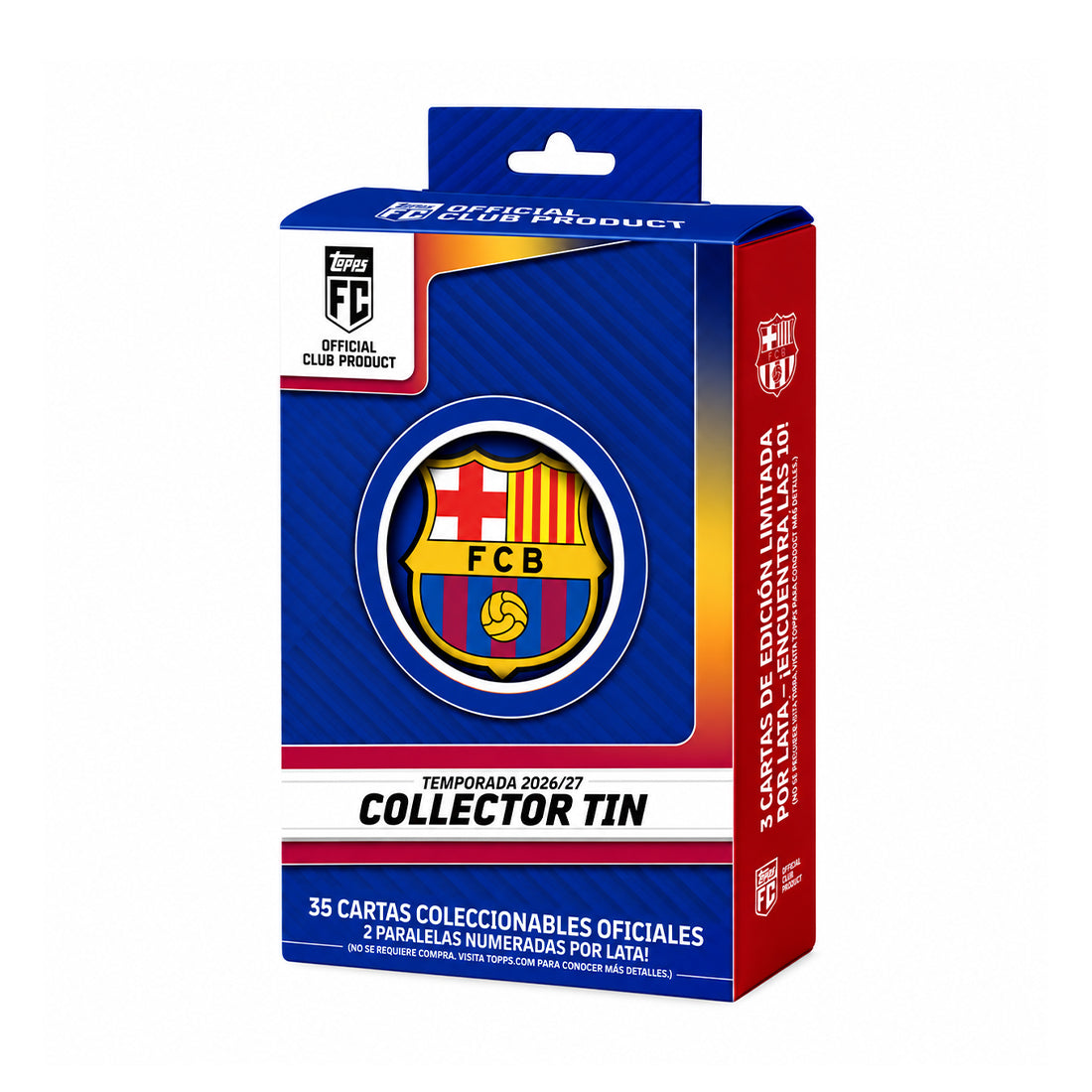 2026-27 TOPPS BARCELONA COLLECTORS TIN SET (35 CARDS + 2 PARALLELS) (PREORDER - IN STOCK NOV 20)
