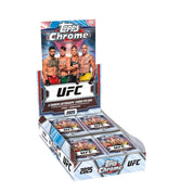 2025 TOPPS CHROME UFC CARDS - HOBBY BOX (96 CARDS + 2 AUTO)