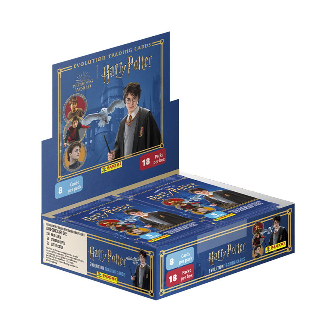 HARRY POTTER EVOLUTION TRADING CARDS - 18-PACK BOX (144 CARDS)