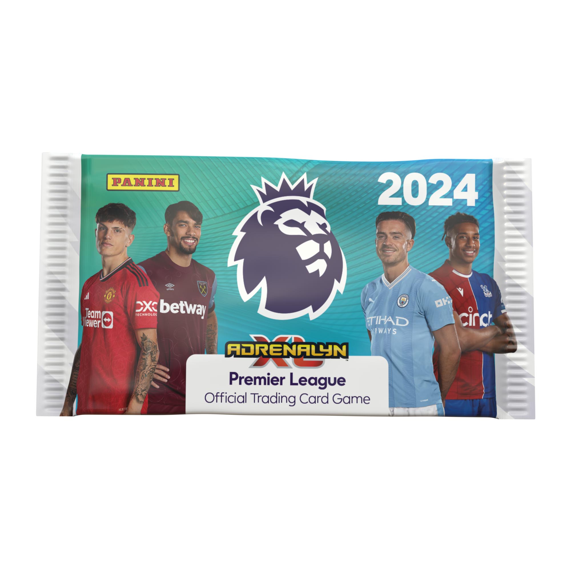 2023-24 PANINI ADRENALYN XL PREMIER LEAGUE CARDS - MEGA TIN (60 CARDS, GOLDEN BALLER, ONLINE COIN + LE)