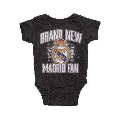 REAL MADRID – BRAND NEW MADRID FAN BABY ONESIE