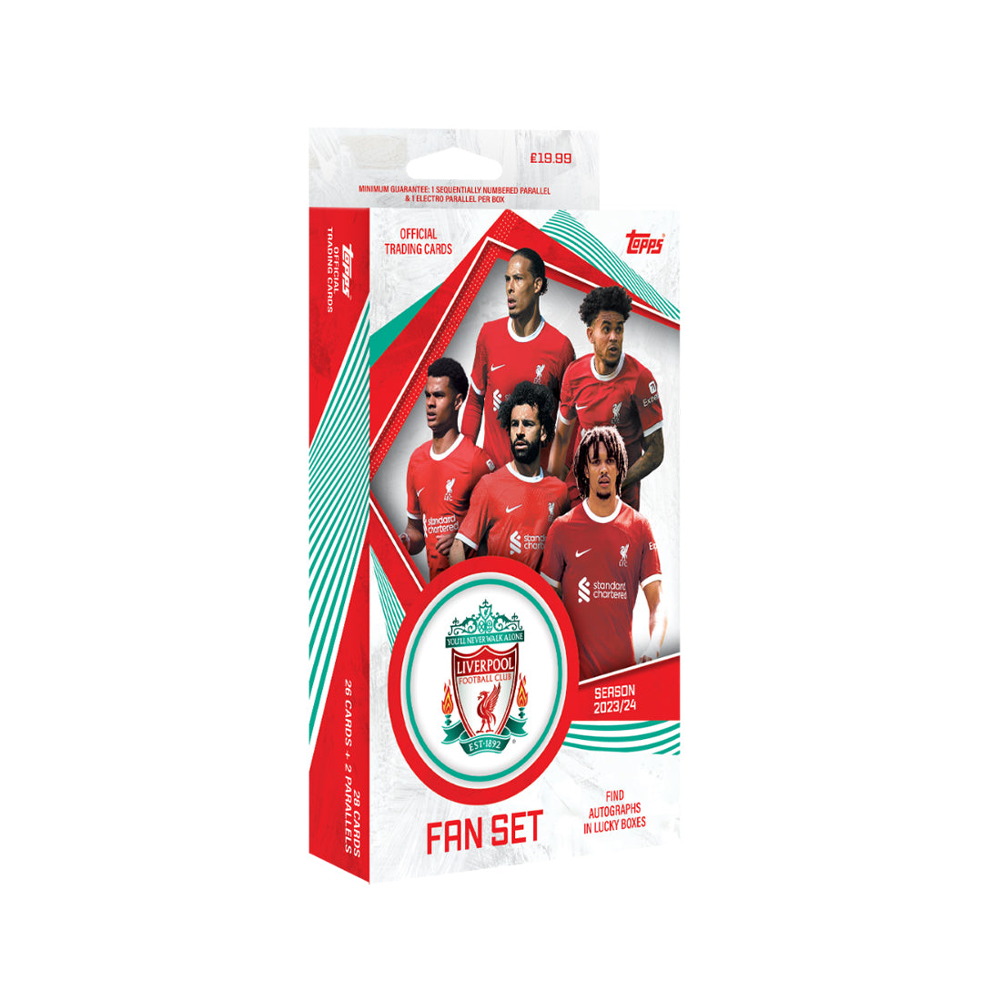 2023-24 TOPPS LIVERPOOL FAN SET (28 CARDS)