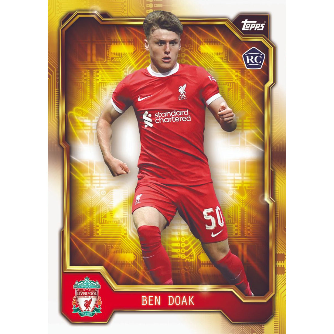 2023-24 TOPPS LIVERPOOL FAN SET (28 CARDS)