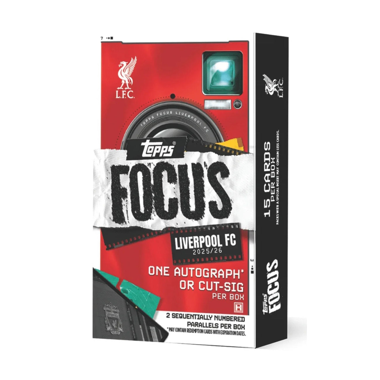 2025-26 TOPPS LIVERPOOL FOCUS CARDS - HOBBY BOX (15 CARDS) **LIMIT OF 6 PER CUSTOMER**