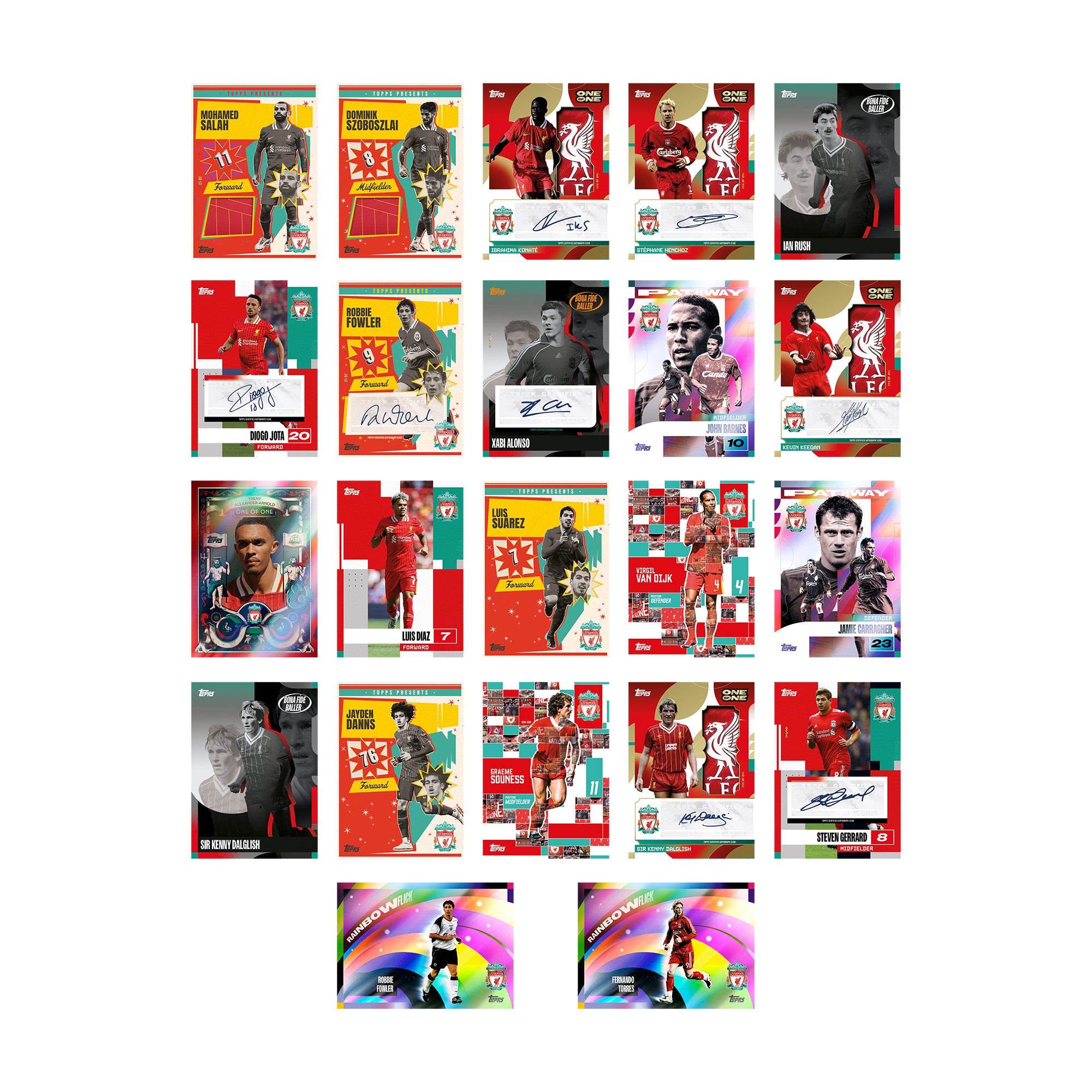 2024-25 TOPPS LIVERPOOL TEAM SET – BOX (30 CARDS)