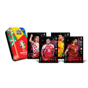 2024 TOPPS MATCH ATTAX UEFA EURO CARDS - MEGA TIN 3-PACK SET (EACH 44 CARDS + 4 LE)