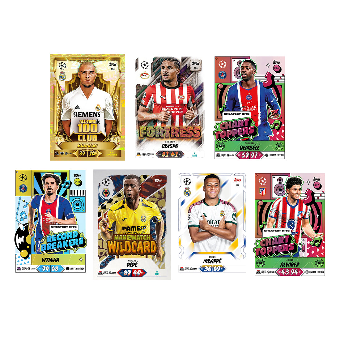 2026-27 TOPPS MATCH ATTAX UEFA CLUB COMPETITIONS CARDS – MEGA TIN 3-PACK SET (156 CARDS + 12 EXCLUSIVE LE)