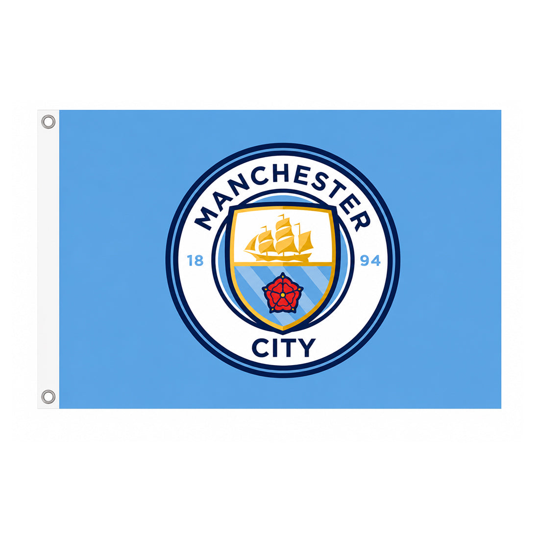 MANCHESTER CITY - CORE CREST FLAG (3 X 5 FT)