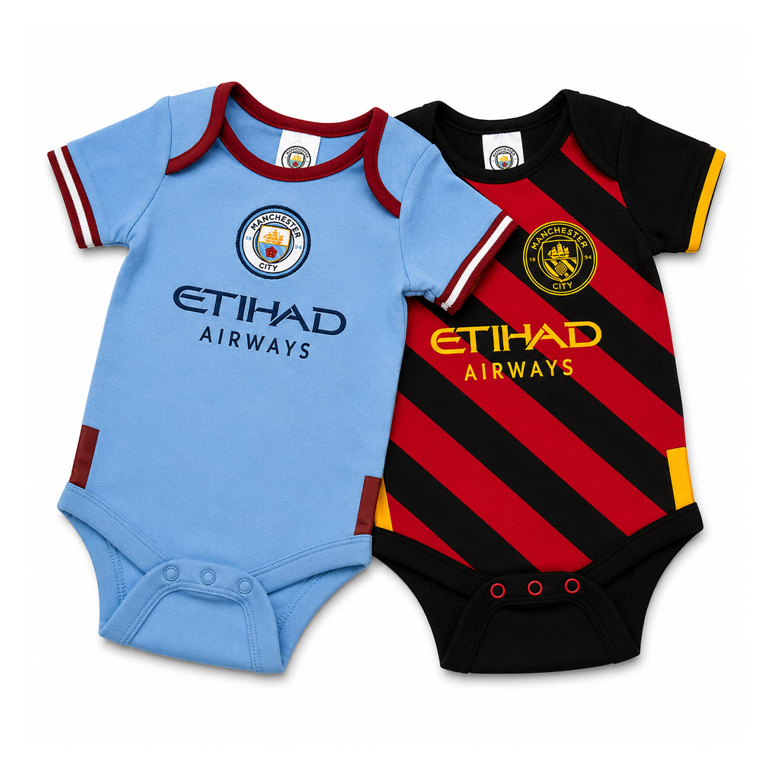 MANCHESTER CITY – 2022-23 BABY ONESIE SET