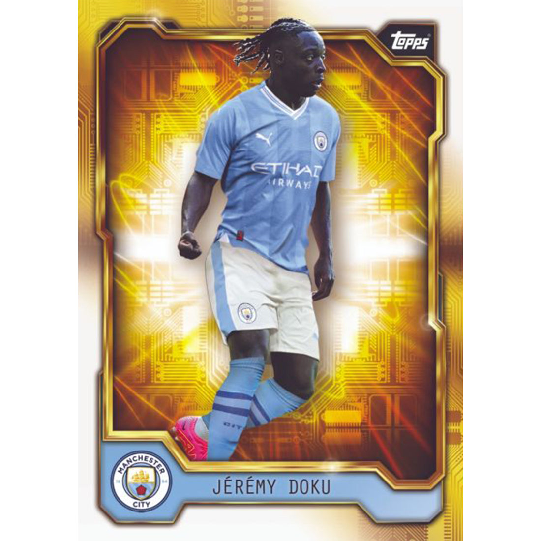 2023-24 TOPPS MANCHESTER CITY FAN SET (28 CARDS)