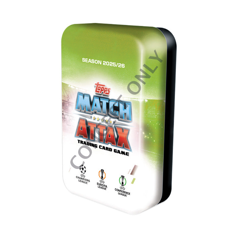 2025-26 TOPPS MATCH ATTAX UEFA CHAMPIONS LEAGUE CARDS - MEGA TIN (48 CARDS + 3 LE) (IN STOCK OCT 31)