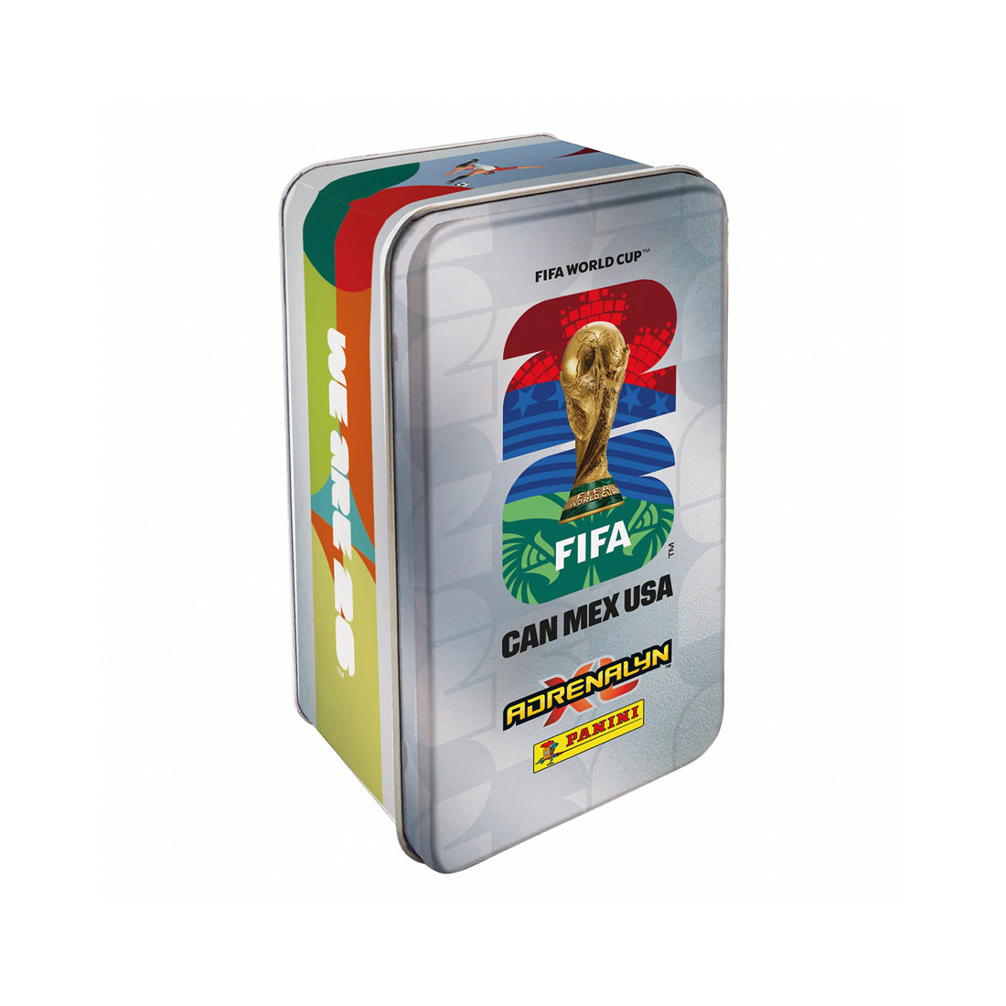 2026 PANINI ADRENALYN XL FIFA WORLD CUP CARDS - MEGA TIN (66 CARDS + LE & GOLDEN BALLER) (PREORDER - IN STOCK MAR 16)