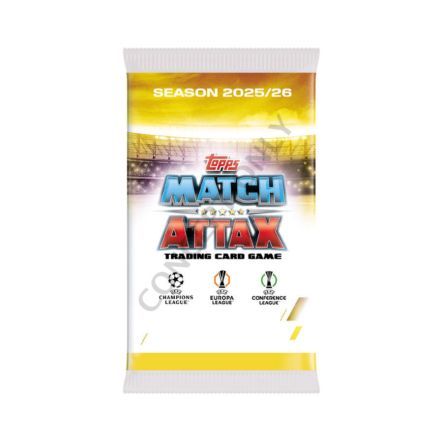 2025-26 TOPPS MATCH ATTAX UEFA CHAMPIONS LEAGUE CARDS - STARTER PACK (ALBUM, 27 CARDS + 2 LE) (IN STOCK OCT 31)