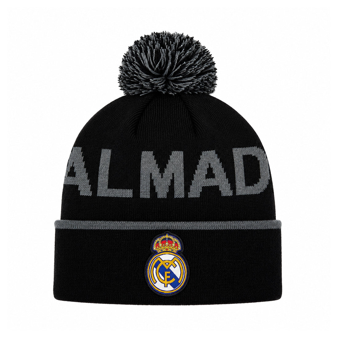 REAL MADRID – BLACK POM BEANIE
