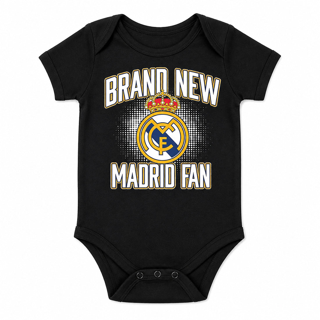 REAL MADRID – BRAND NEW MADRID FAN BABY ONESIE