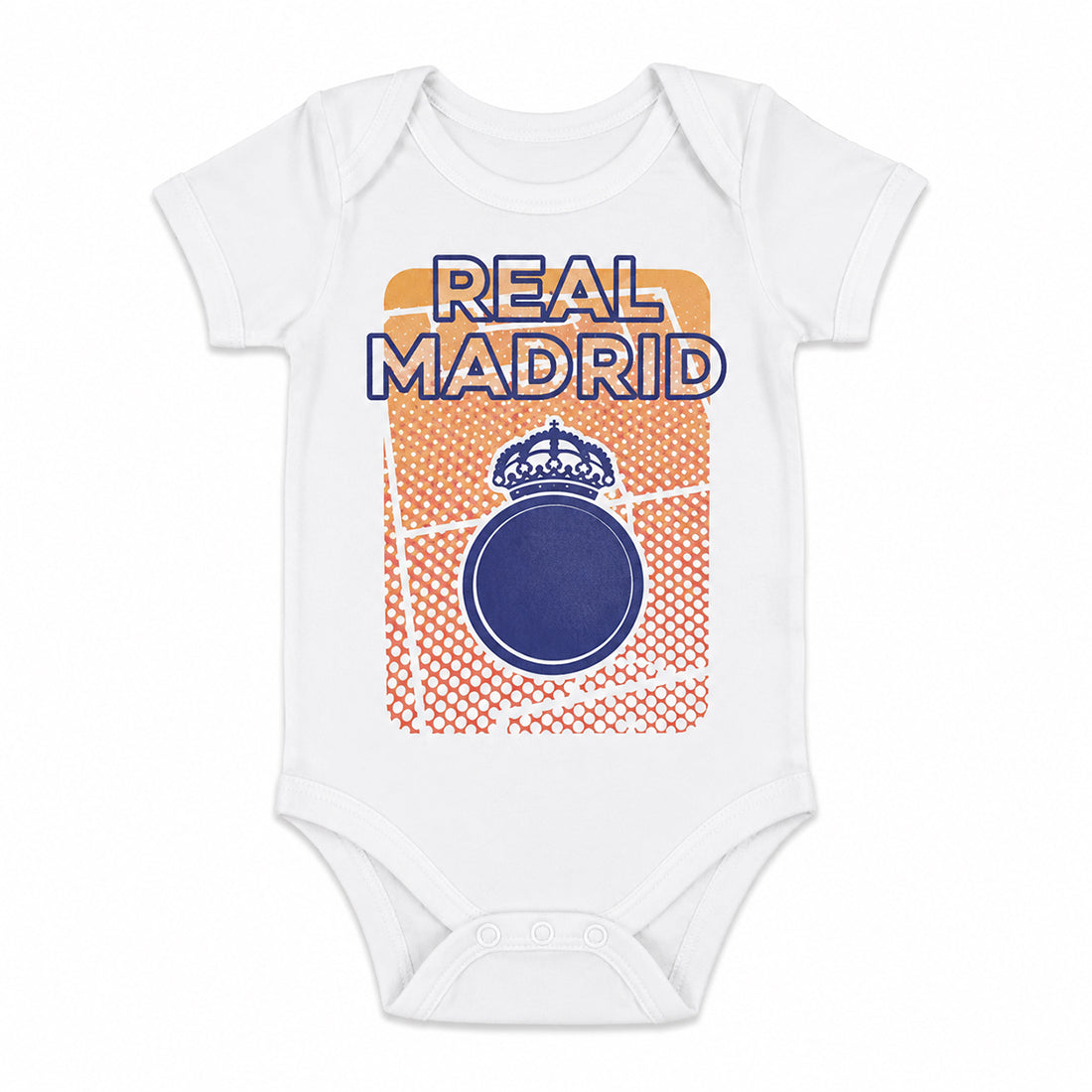REAL MADRID – WHITE HOME FIELD BABY ONESIE