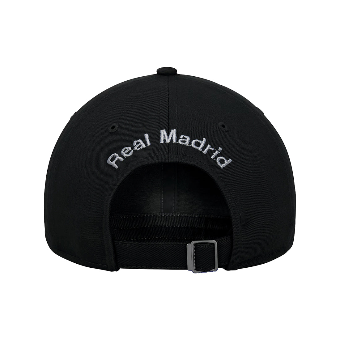 REAL MADRID - BLACK CLUB CREST ADJUSTABLE HAT (PREORDER - IN STOCK JULY 18)