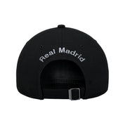 REAL MADRID - BLACK CLUB CREST ADJUSTABLE HAT (PREORDER - IN STOCK JULY 18)
