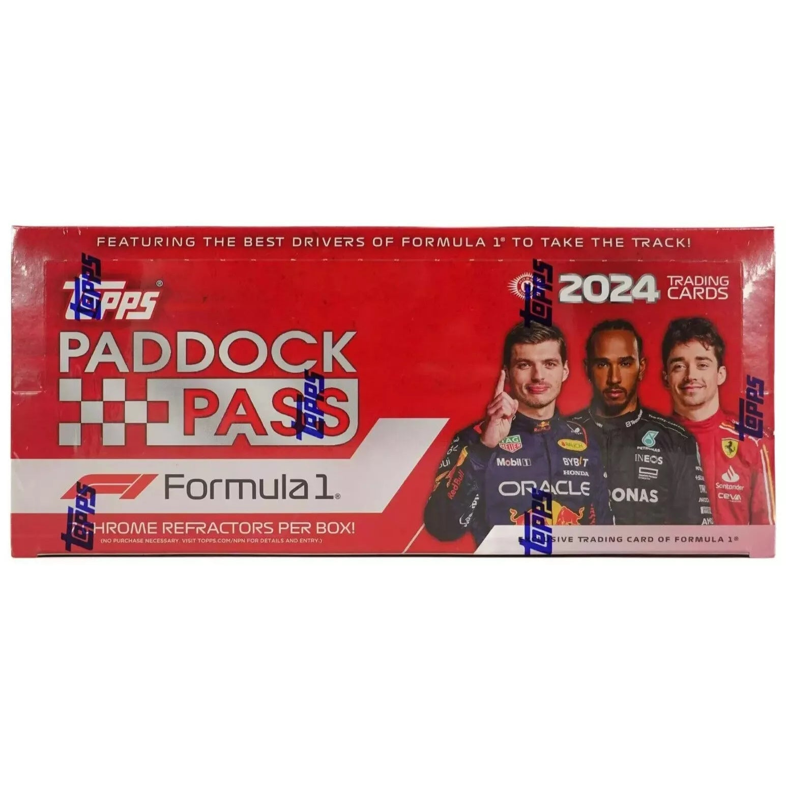 2024 TOPPS PADDOCK PASS FORMULA 1 CARDS - 16-PACK HOBBY BOX (128 CARDS)