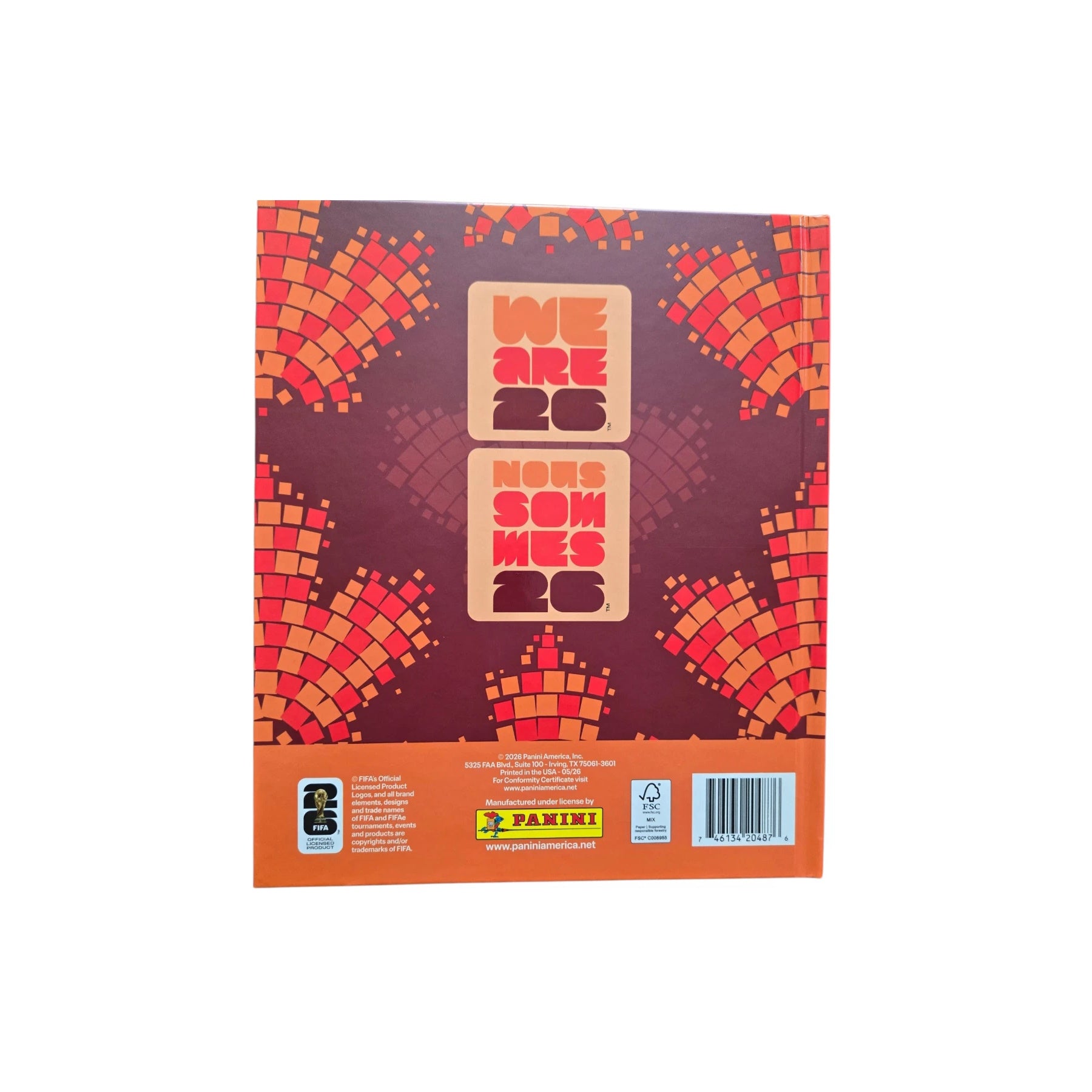 2026 PANINI FIFA WORLD CUP STICKERS - HARDCOVER ALBUM (CANADIAN EDITION LIMITED 1 OF 2026)