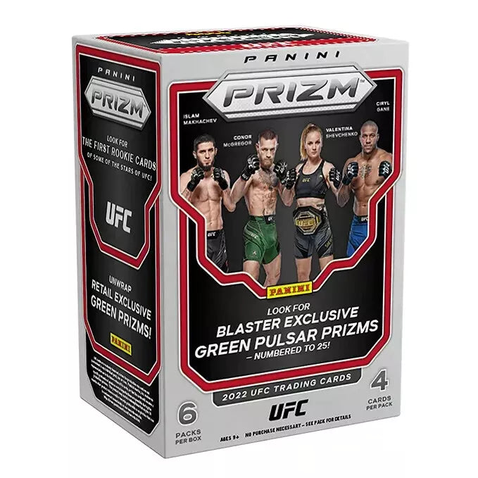 2022 PANINI PRIZM UFC CARDS - 6-PACK BLASTER BOX (24 CARDS)