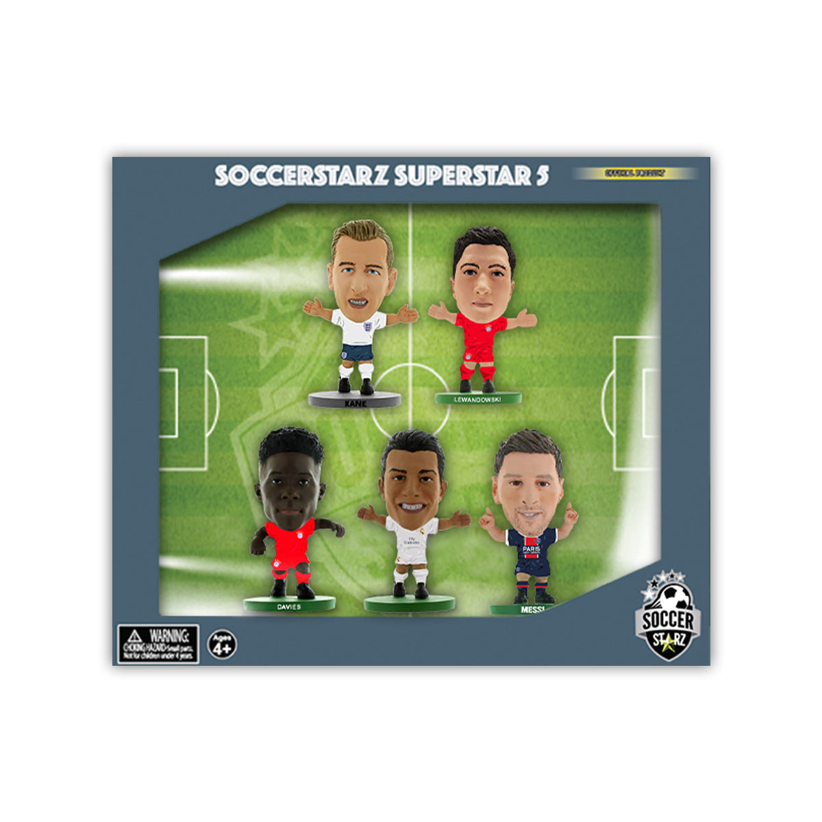 GLOBAL SUPERSTARS - 5 PLAYER SOCCERSTARZ TEAM SET