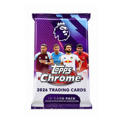 2025-26 TOPPS CHROME PREMIER LEAGUE CARDS – 15 CARD PACK