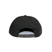 WREXHAM - BLACK SCRIPT FLAT PEAK HAT