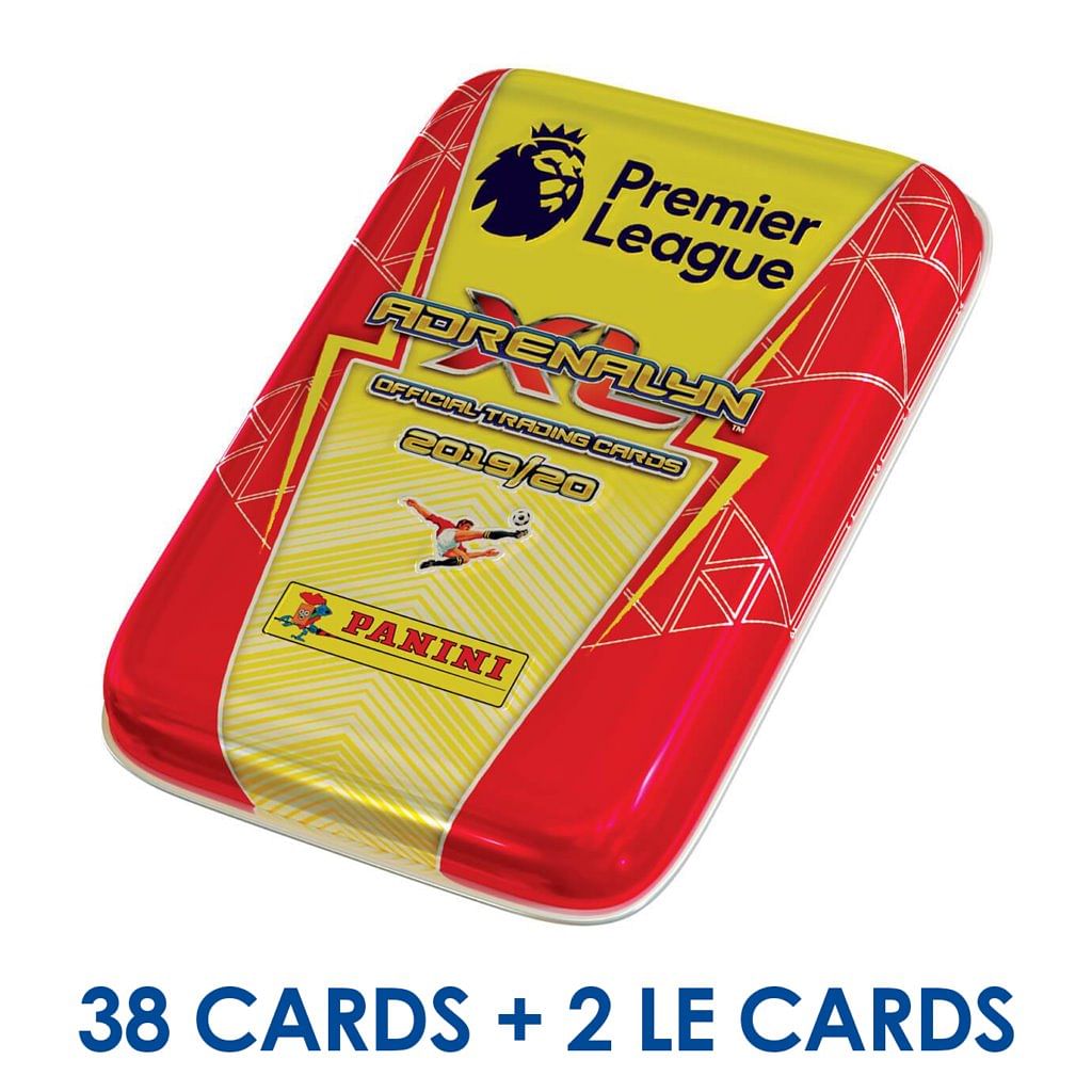 2019-20 PANINI ADRENALYN PREMIER LEAGUE CARDS POCKET TIN