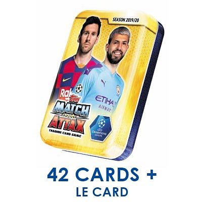 2019-20 TOPPS MATCH ATTAX CHAMPIONS LEAGUE CARDS MINI TIN