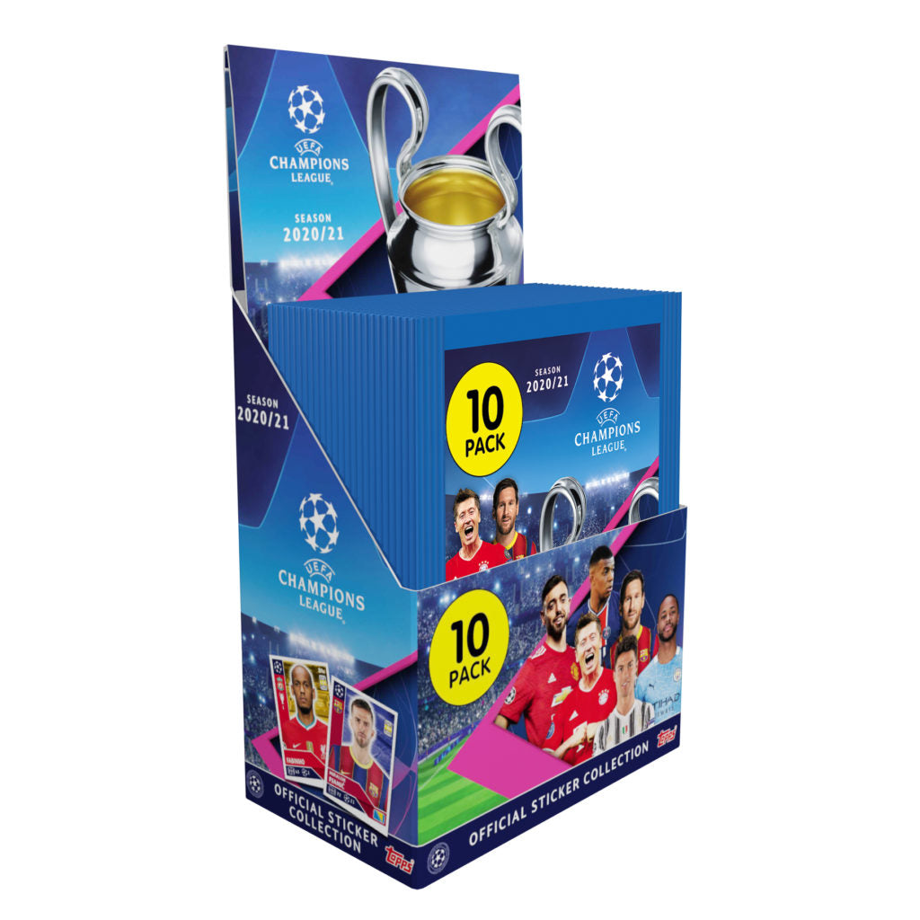 2020-21 TOPPS CHAMPIONS LEAGUE STICKERS BOX