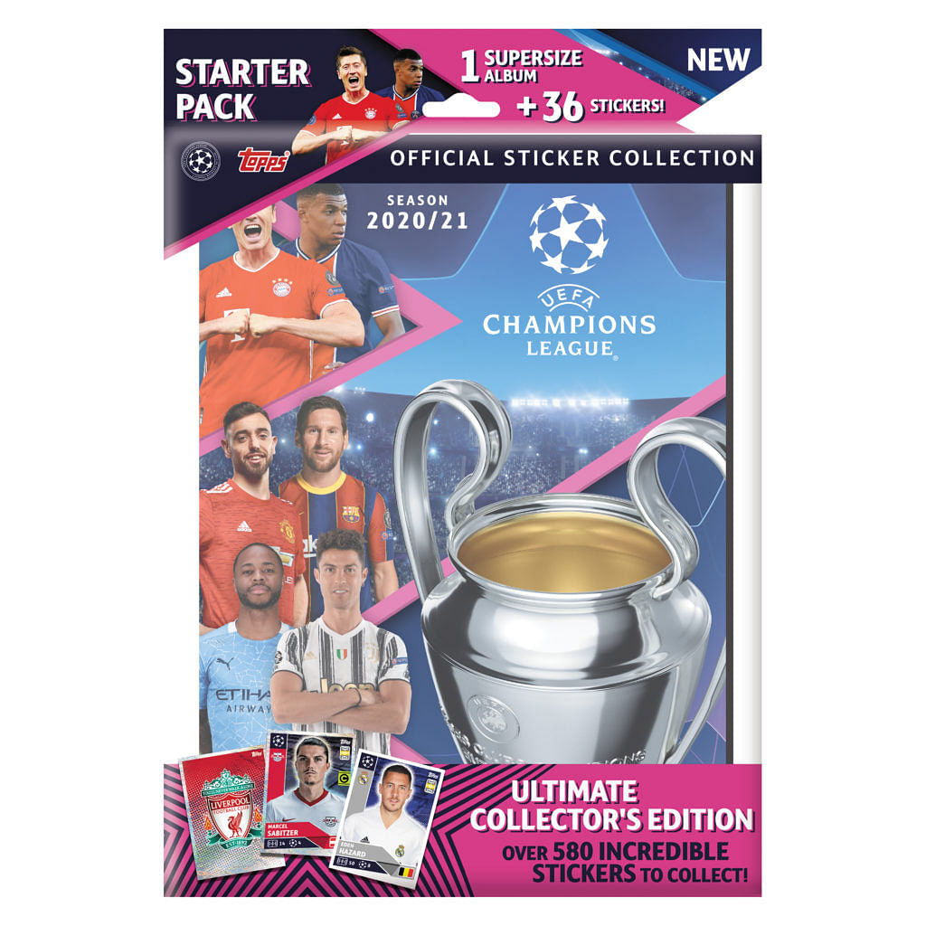 2020-21 TOPPS CHAMPIONS LEAGUE STICKERS STARTER PACK