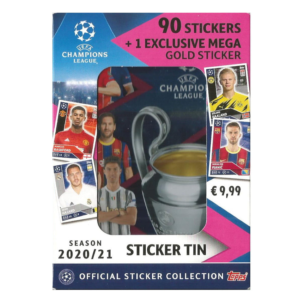 2020-21 TOPPS CHAMPIONS LEAGUE STICKERS TIN