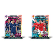 2021-22 TOPPS MATCH ATTAX EXTRA CHAMPIONS LEAGUE CARDS – POWER ATTACK & POWER DEFENCE MEGA TIN SET