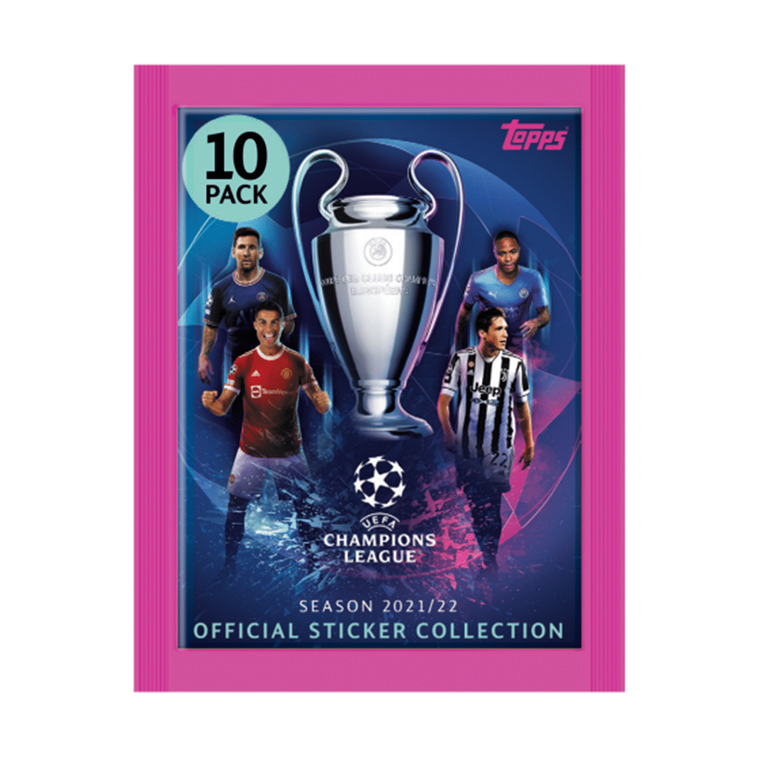 2021-22 TOPPS CHAMPIONS LEAGUE STICKERS MEGA STARTER PACK