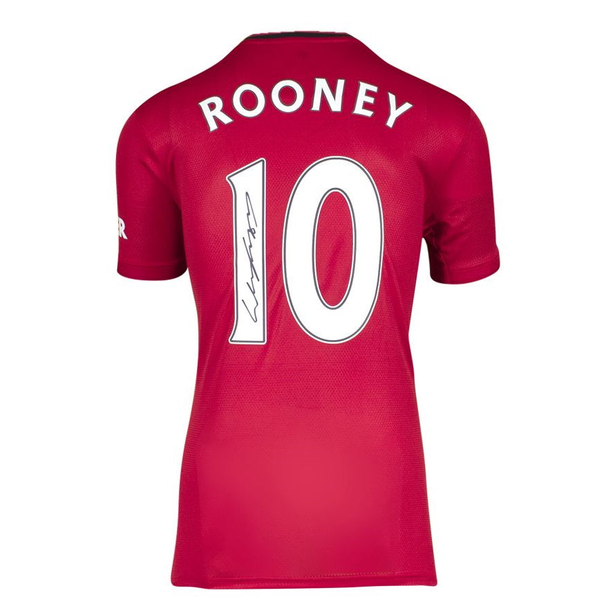 WAYNE ROONEY AUTHENTIC SIGNED 2019-20 MANCHESTER UNITED JERSEY
