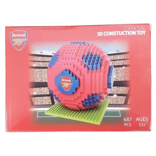ARSENAL - BRXLZ 3D SOCCER BALL CONSTRUCTION KIT (687 PIECES)