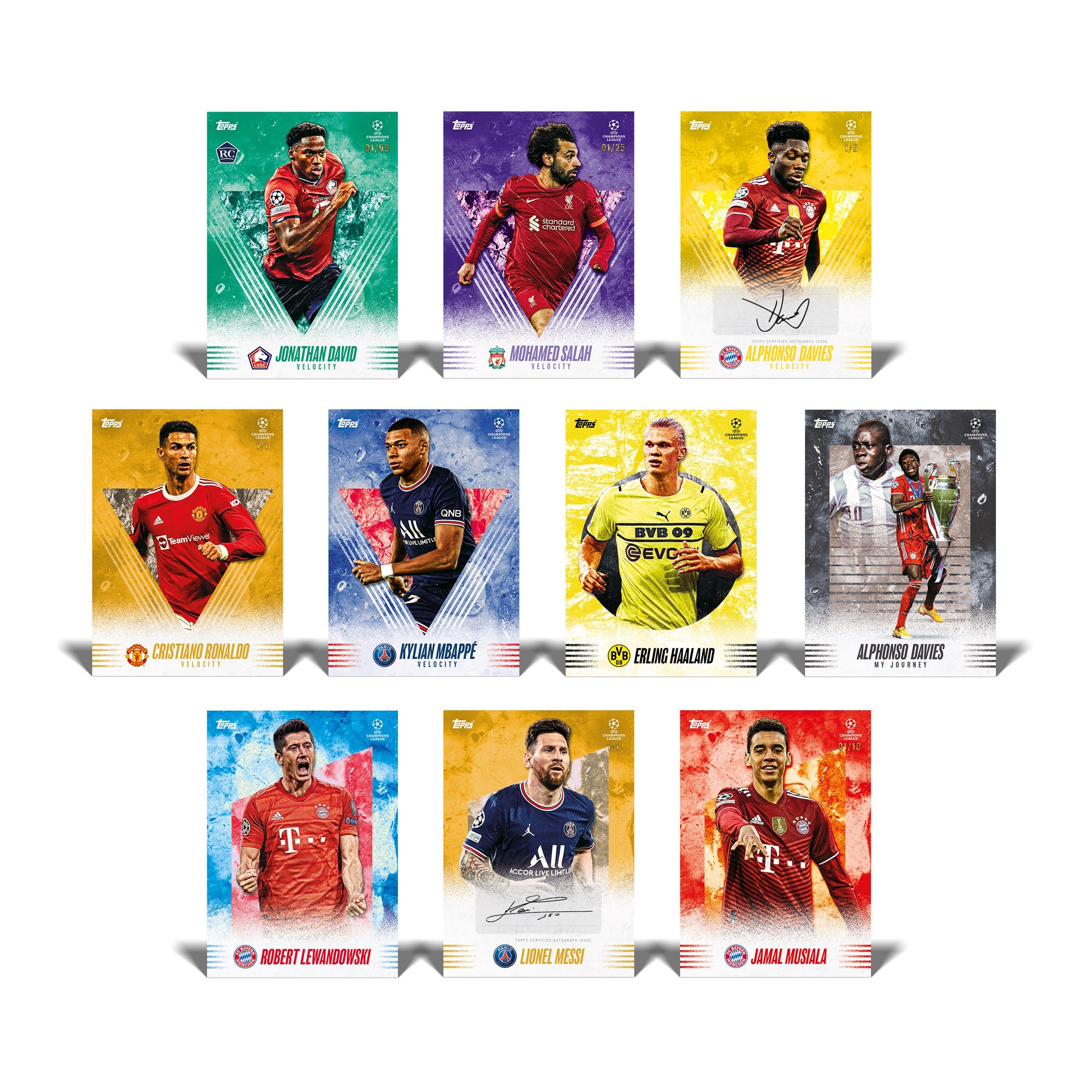 TOPPS MY JOURNEY ALPHONSO DAVIES CURATED SET - BOX (30 CARDS + PARALLEL)