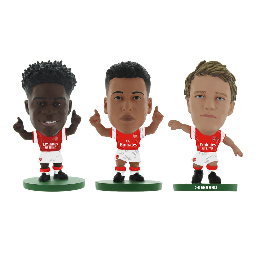ARSENAL - SAKA, MARTINELLI & ODEGAARD SOCCERSTARZ COMBO PACK (3-PACK)