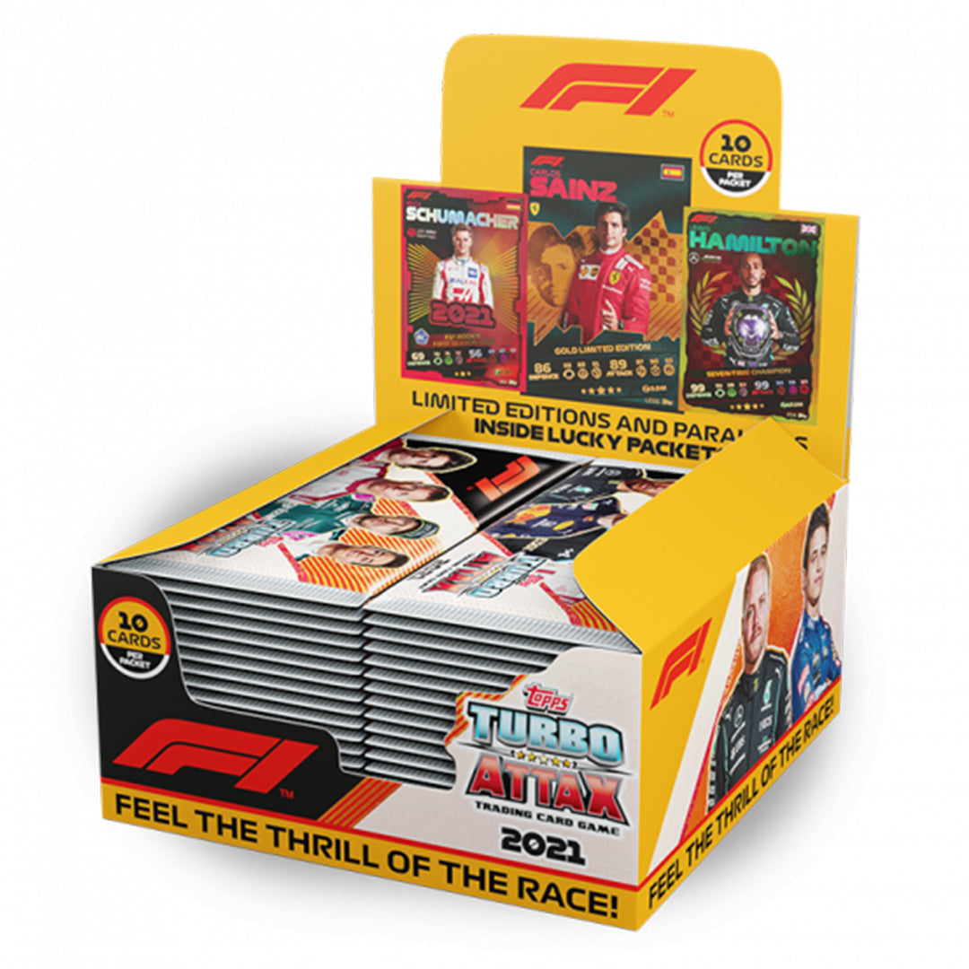 2021 TOPPS F1 TURBO ATTAX CARDS BOX