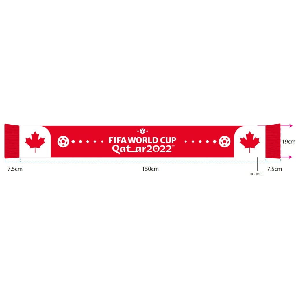 CANADA – FIFA WORLD CUP 2022 ACRYLIC SCARF