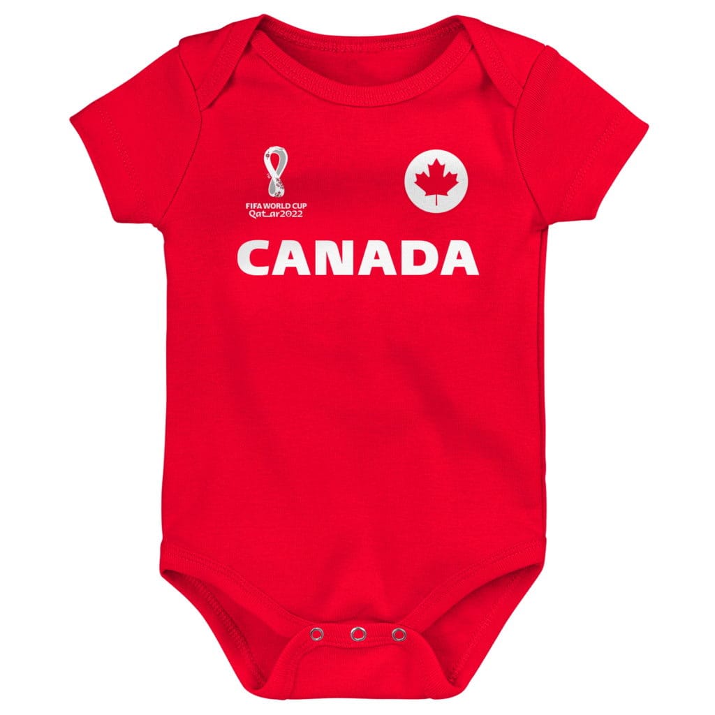 CANADA – WORLD CUP 2022 BABY ONESIE