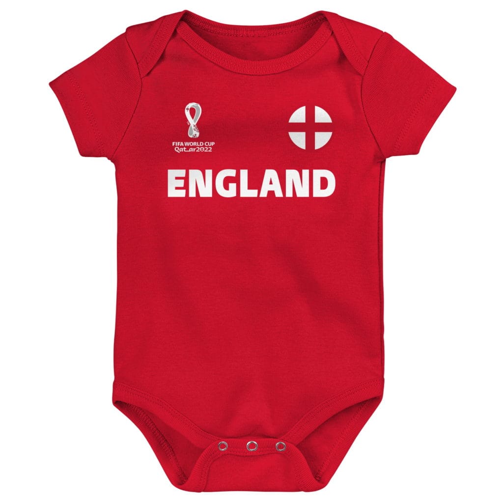 ENGLAND – WORLD CUP 2022 BABY ONESIE