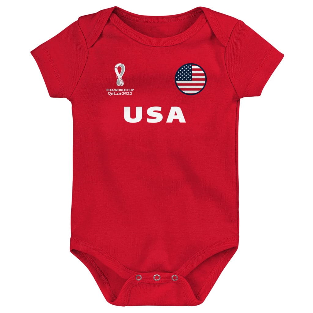 USA – WORLD CUP 2022 BABY ONESIE
