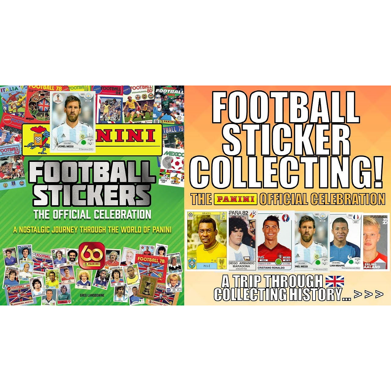 PANINI FOOTBALL STICKERS: THE OFFICIAL CELEBRATION - HARDCOVER BOOK